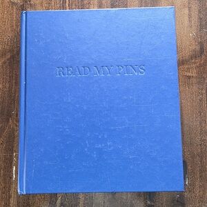 Signed Copy 'Read My Pins' Hardcover Book